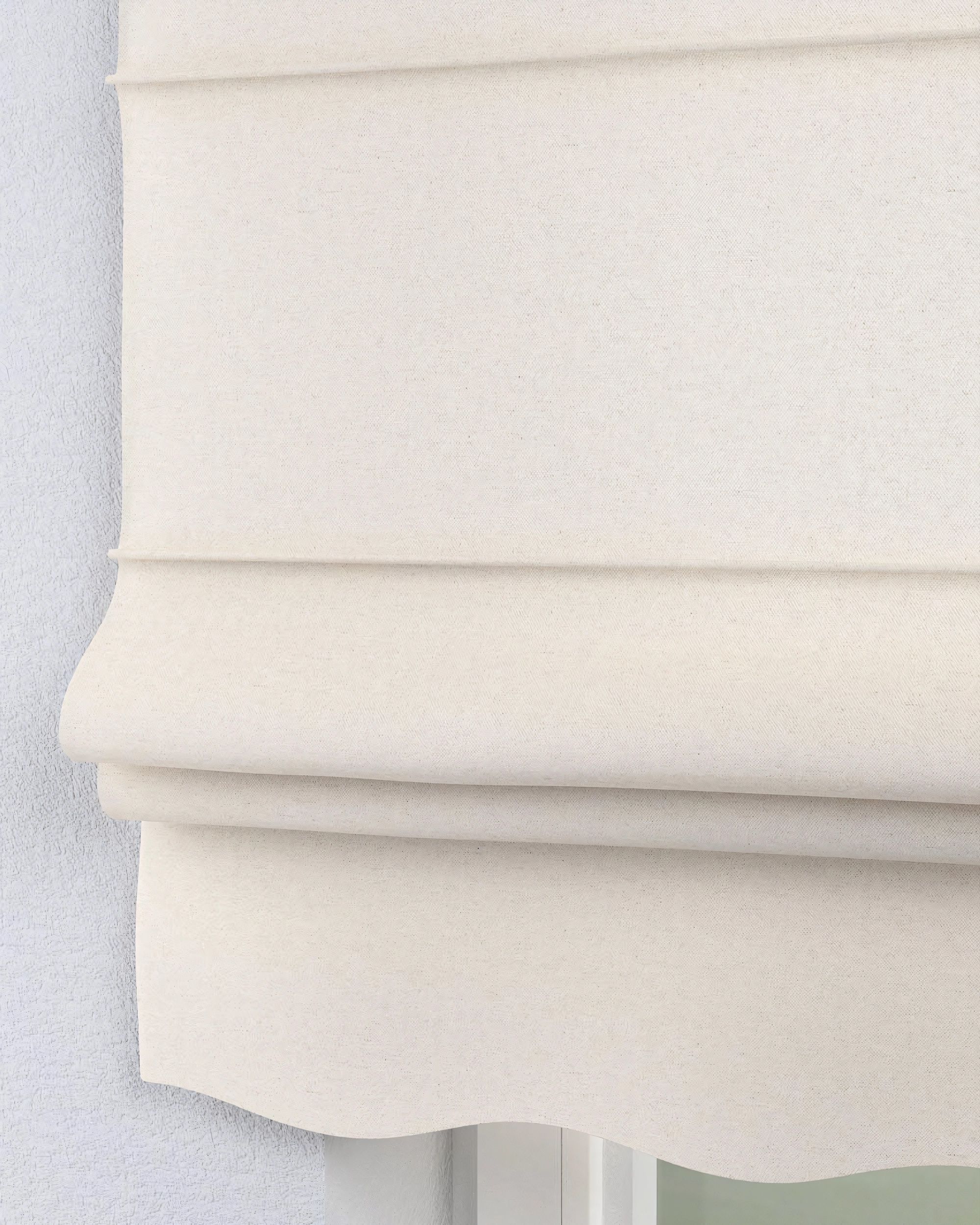 Florence Roman blind product colour beige fabric structured (hover)