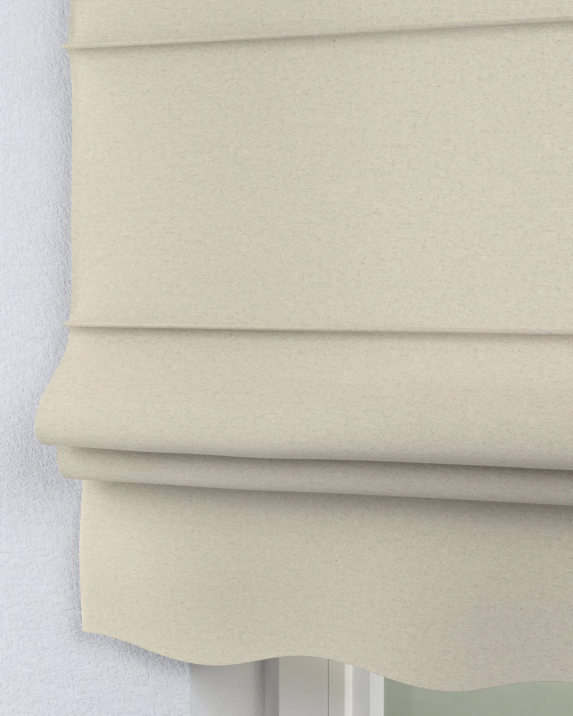 Florence Roman blind product colour beige fabric structured (hover)