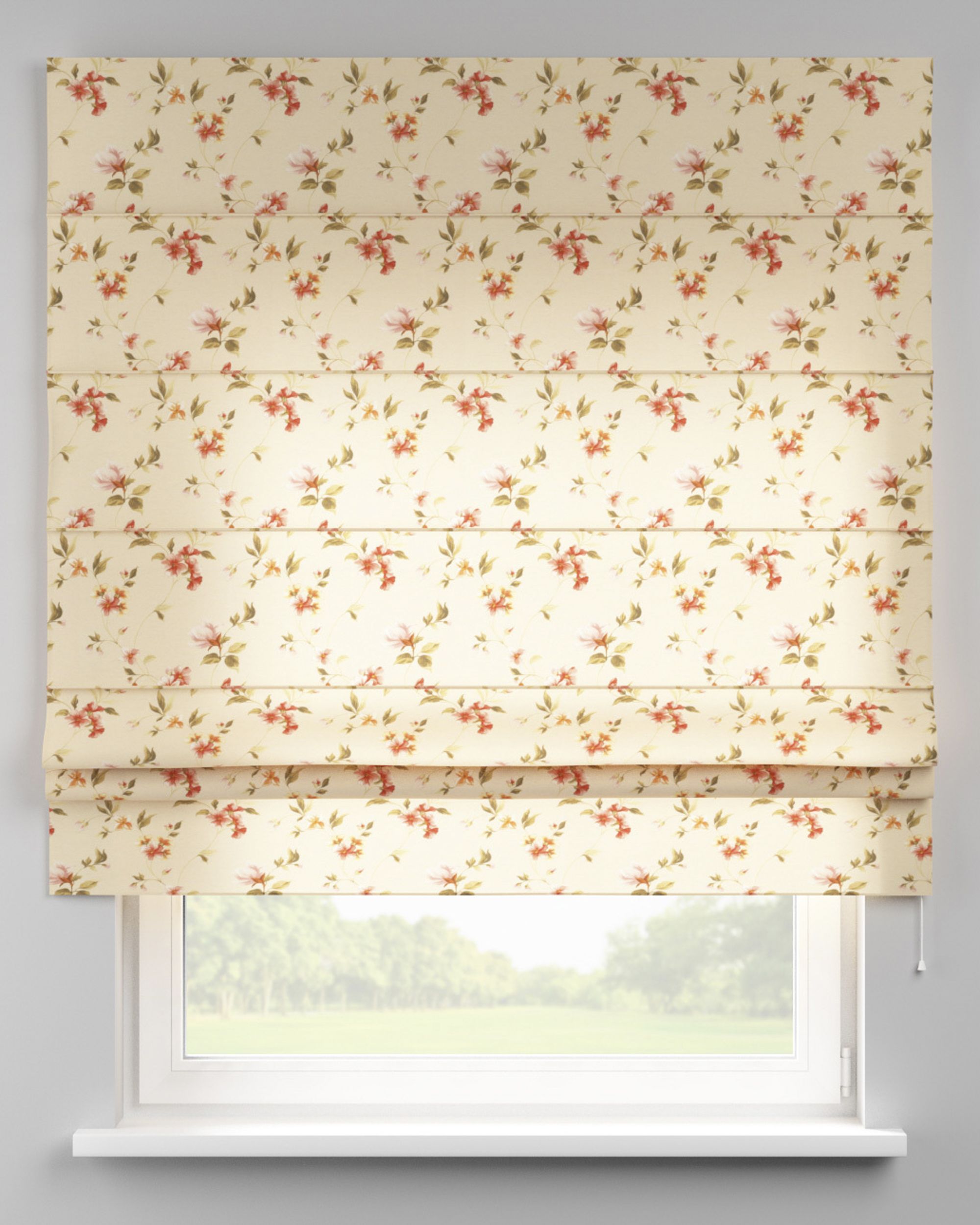 Padva Roman blind product colour multicolour fabric patterned