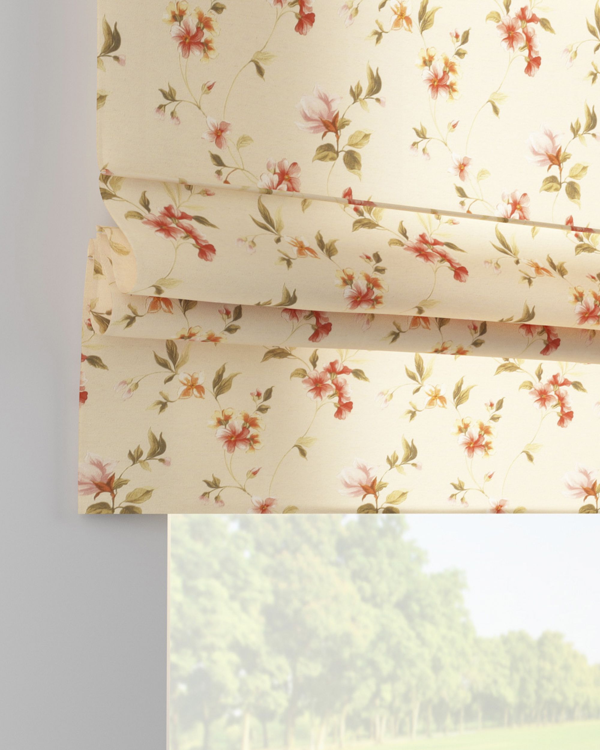 Padva Roman blind product colour multicolour fabric patterned (hover)