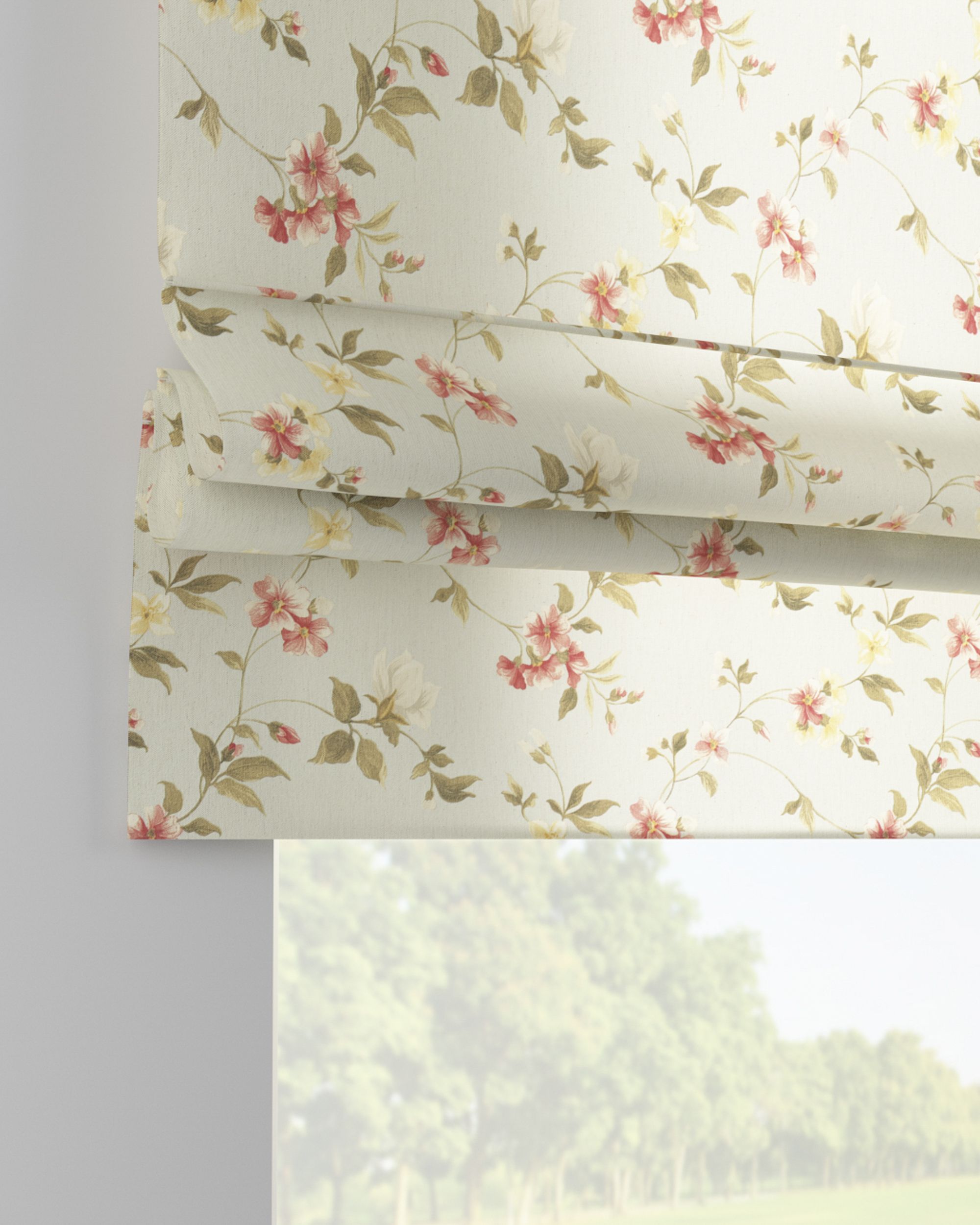 Padva Roman blind product colour multicolour fabric patterned (hover)