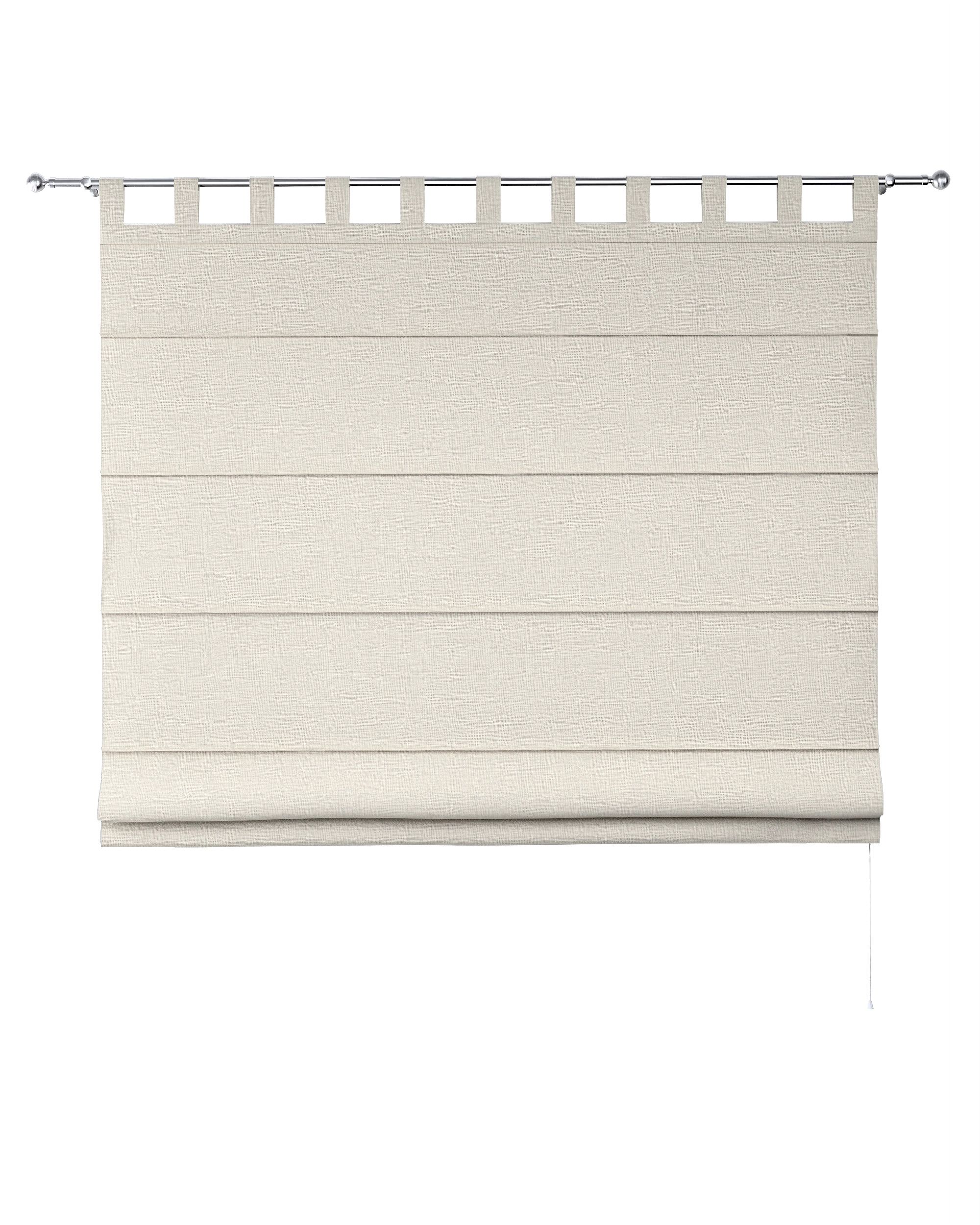 Verona tab top Roman blind product colour grey fabric structured (hover)