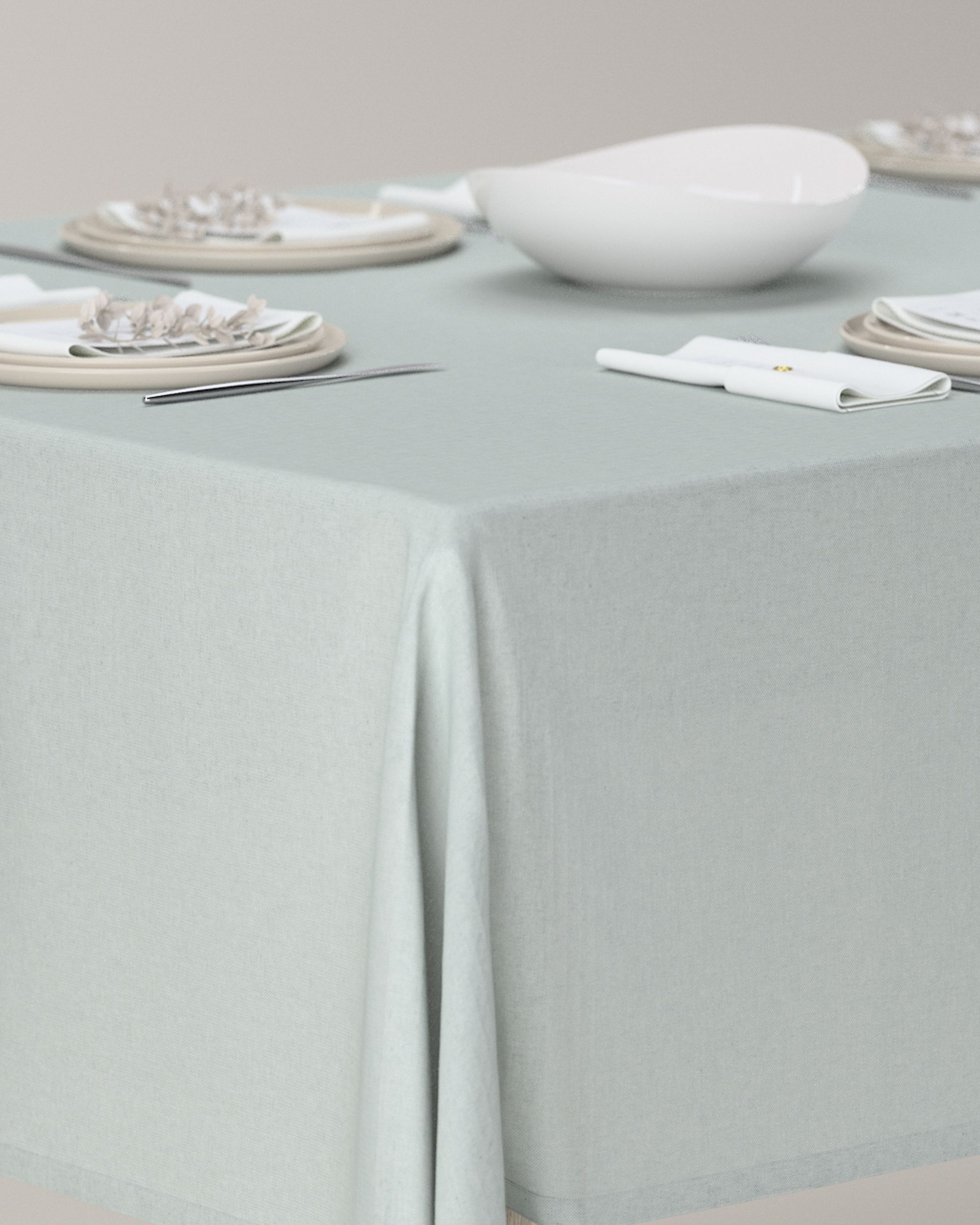 Rectangular tablecloth product colour green (hover)