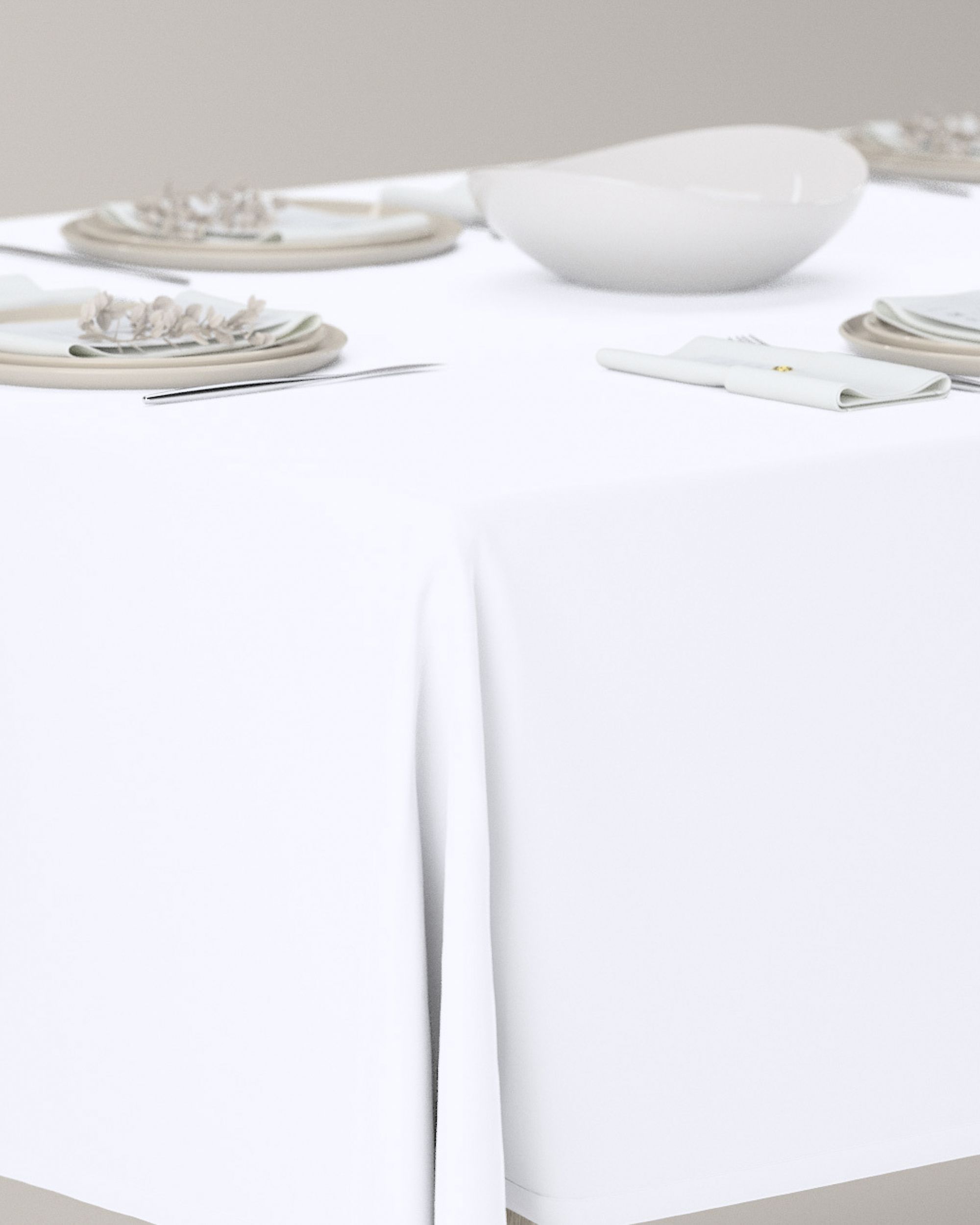 Rectangular tablecloth product colour white (hover)