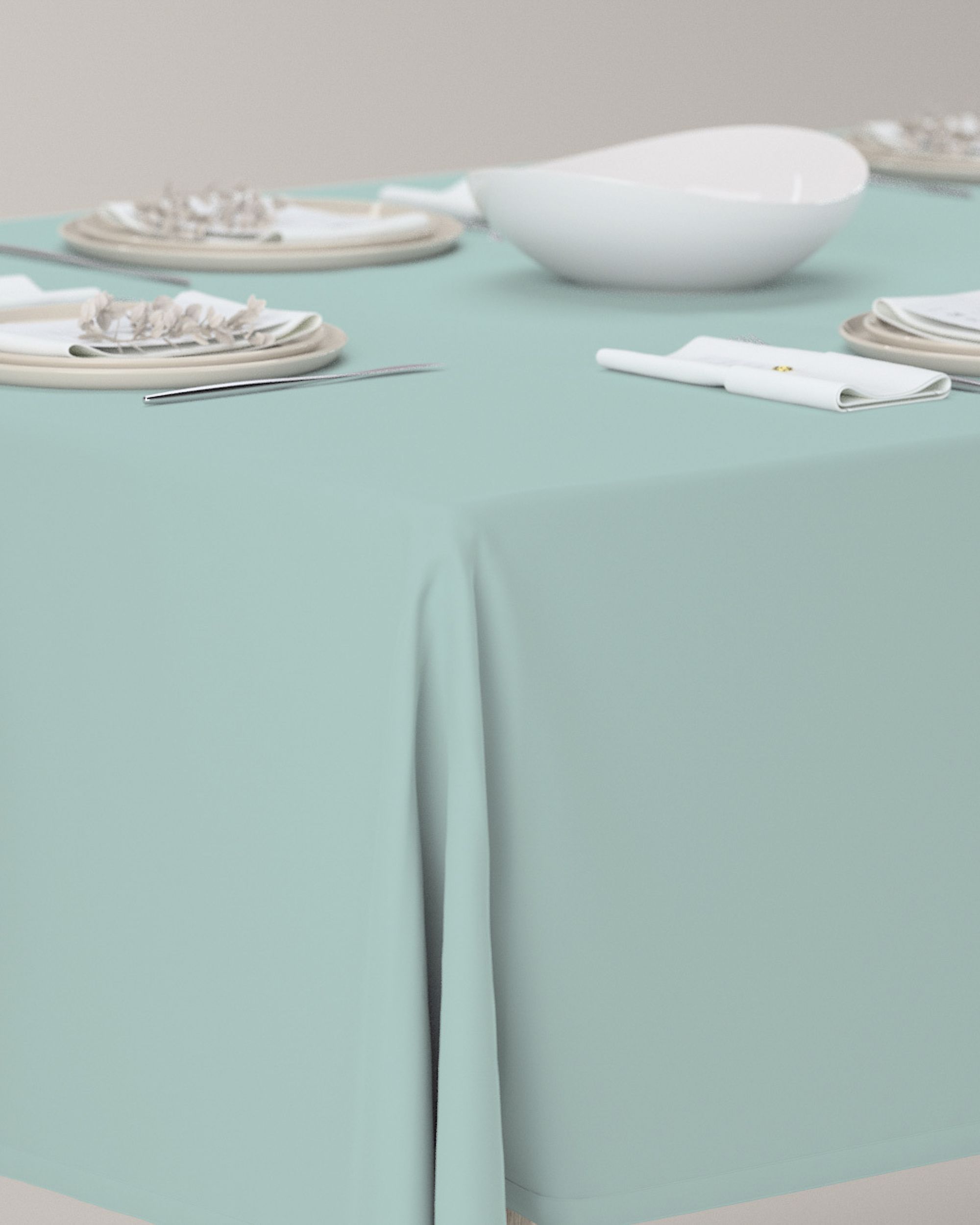 Rectangular tablecloth product colour blue (hover)