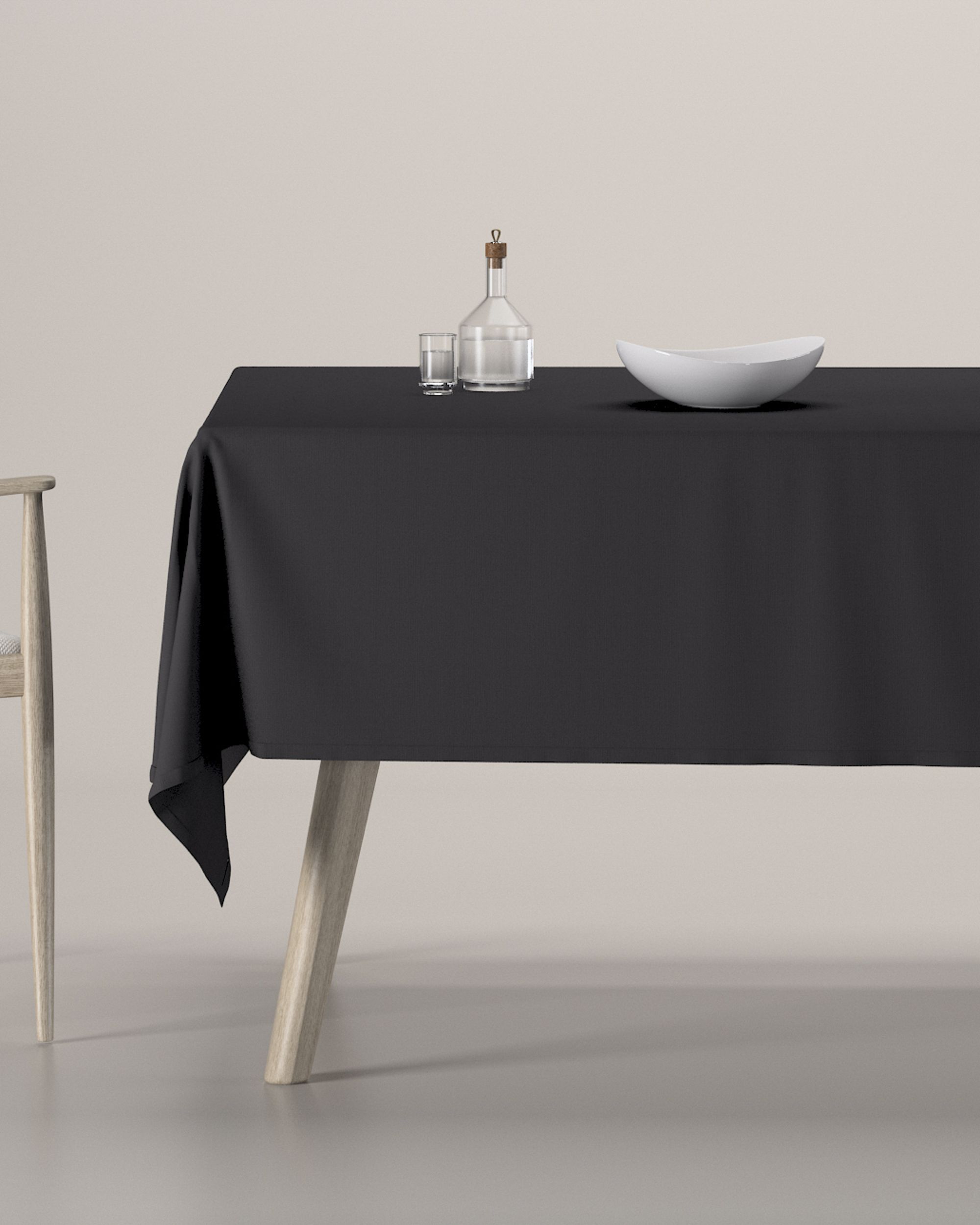 Rectangular tablecloth product colour grey