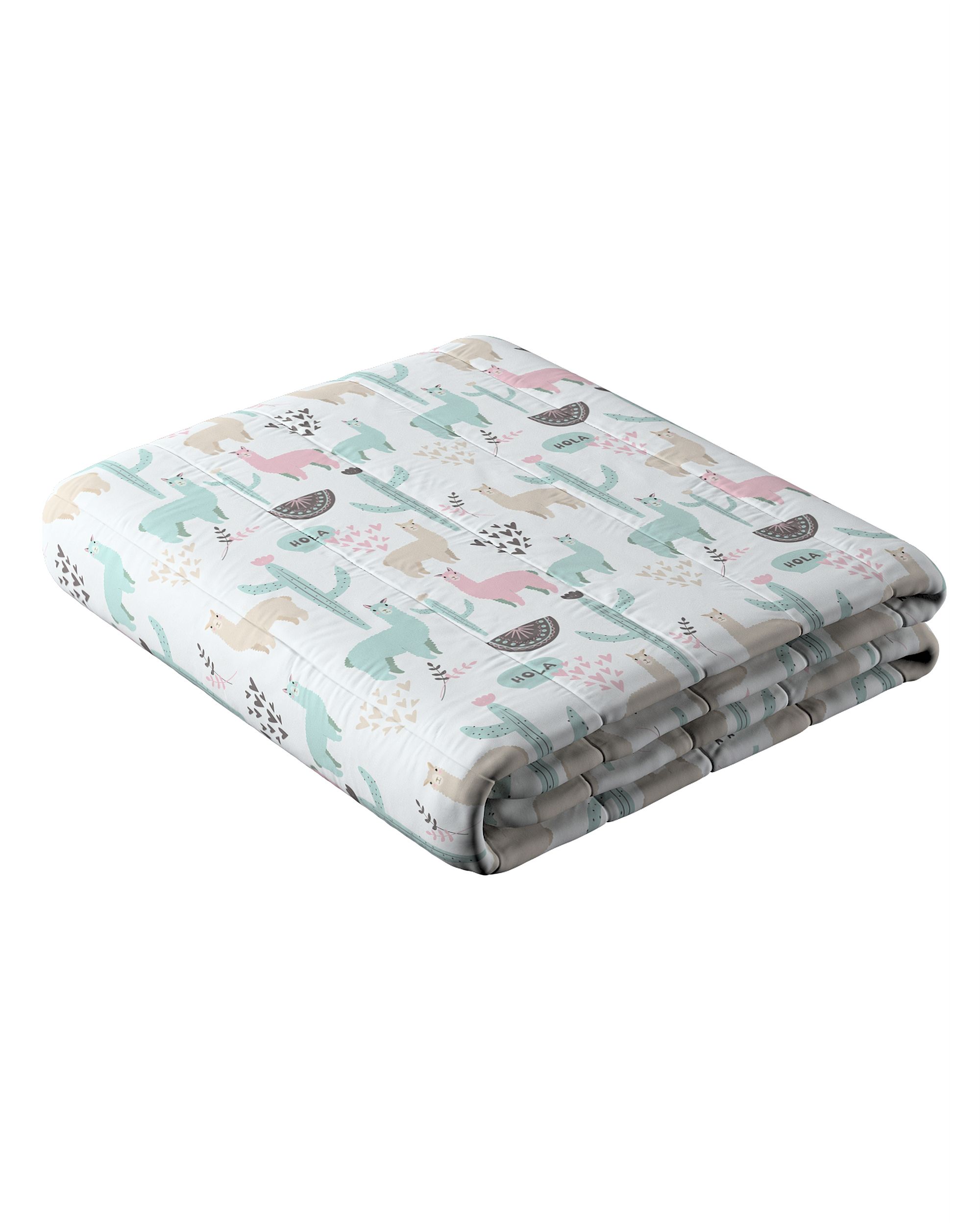 Stripe quilted throw product colour green fabric patterned