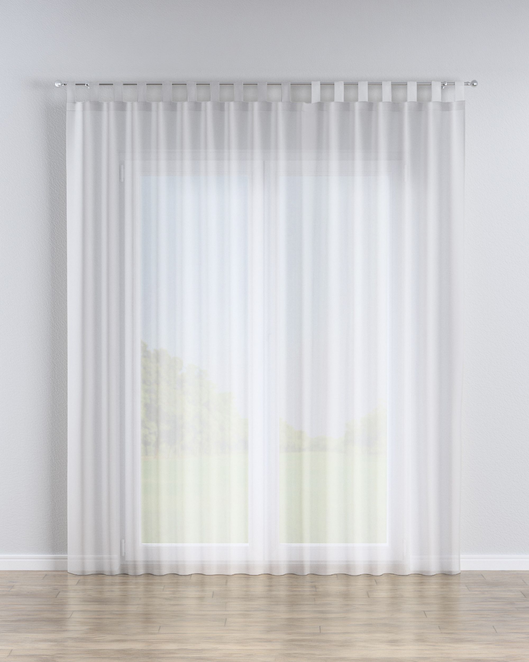 Tab top voile/net curtains product colour cream fabric semi-sheer, structured, patterned