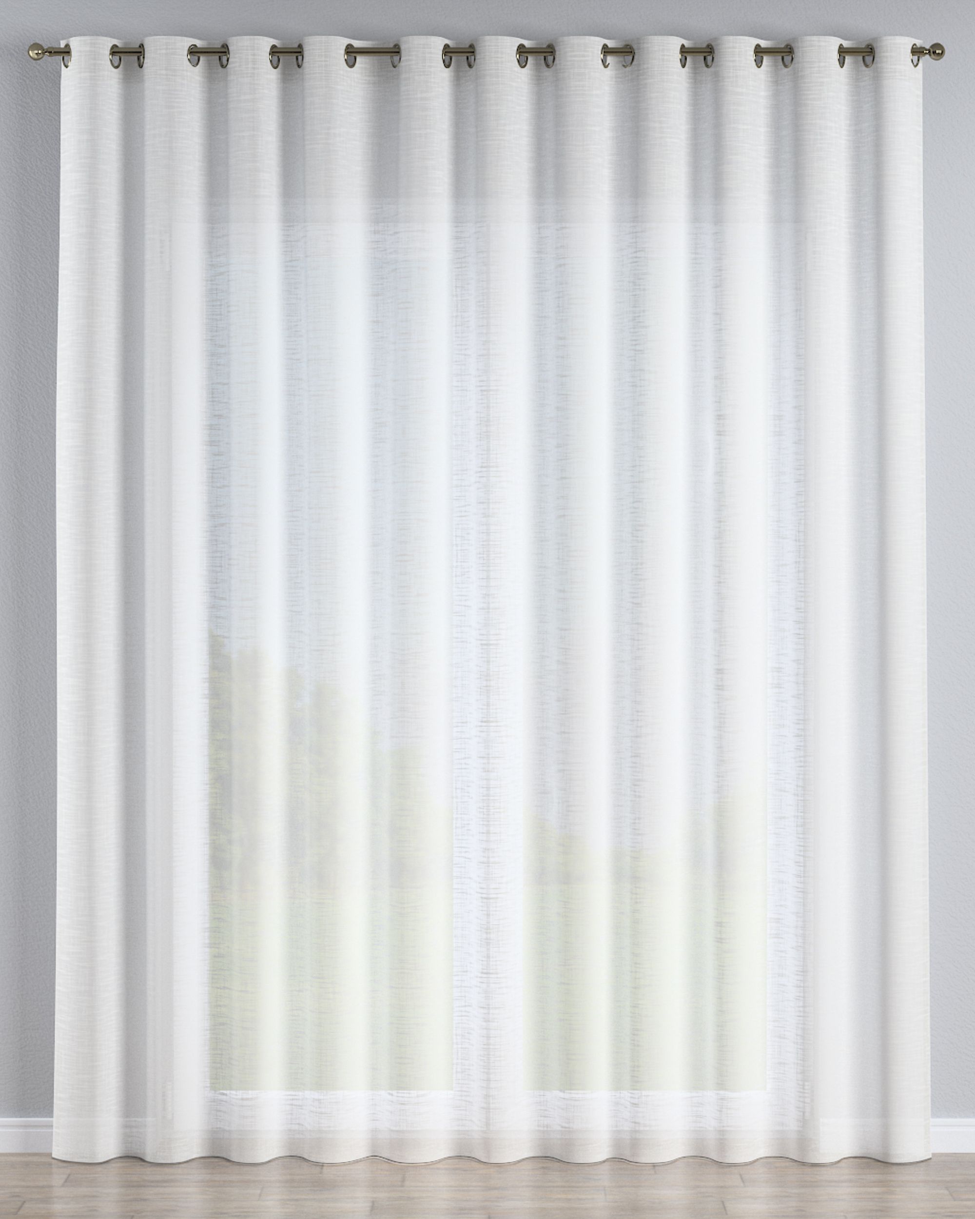 Eyelet voile/net curtains product colour cream fabric semi-sheer, structured