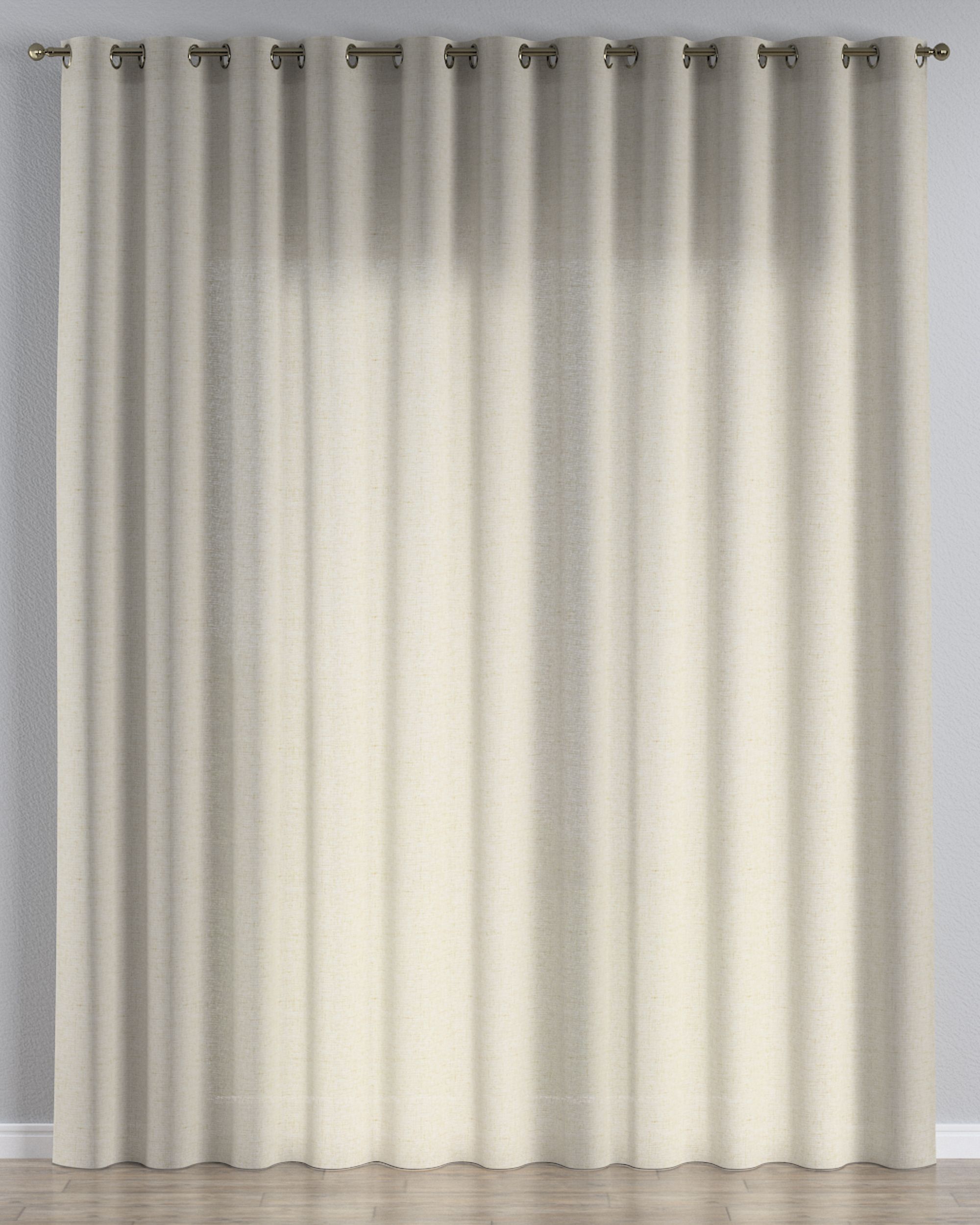 Eyelet voile/net curtains product colour beige fabric semi-sheer