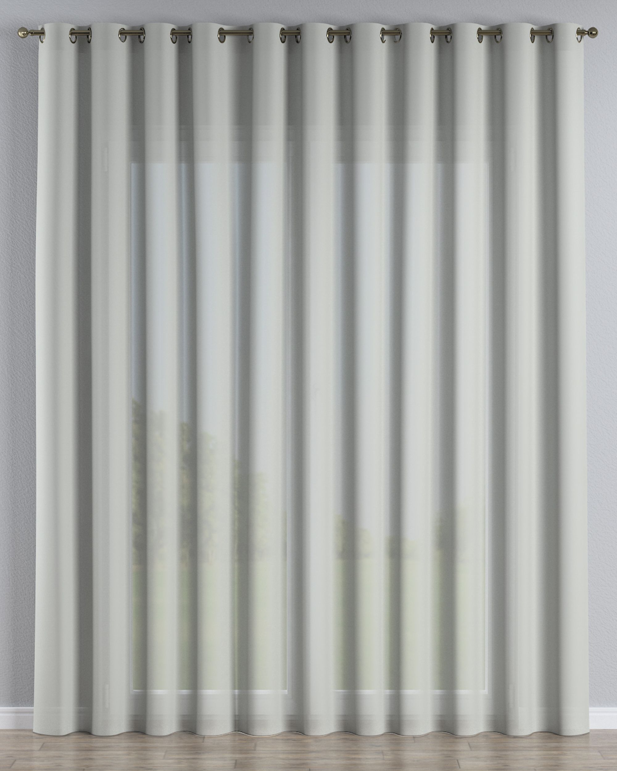 Eyelet voile/net curtains product colour cream fabric semi-sheer, structured