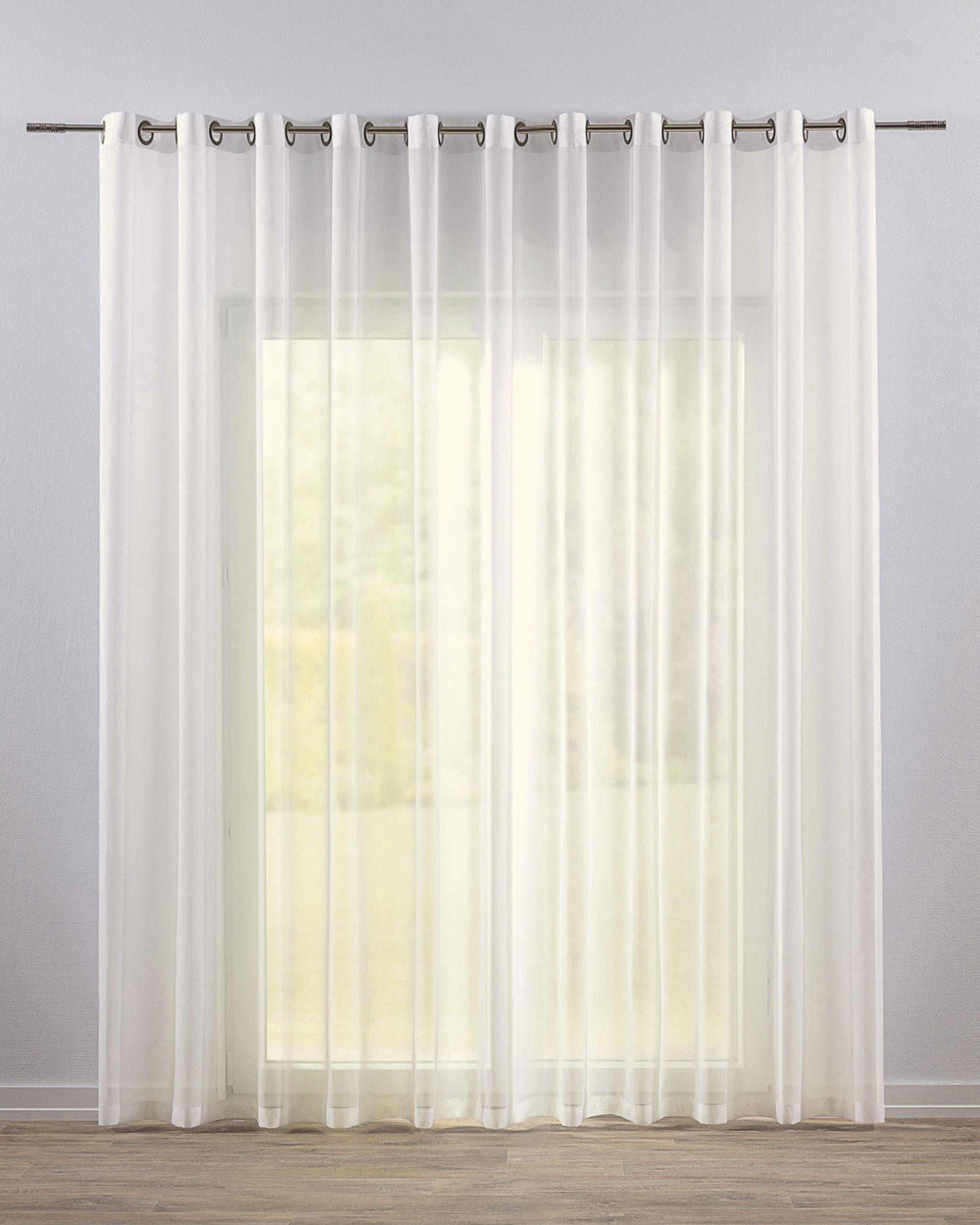 Eyelet voile/net curtains product colour cream fabric semi-sheer, gloss