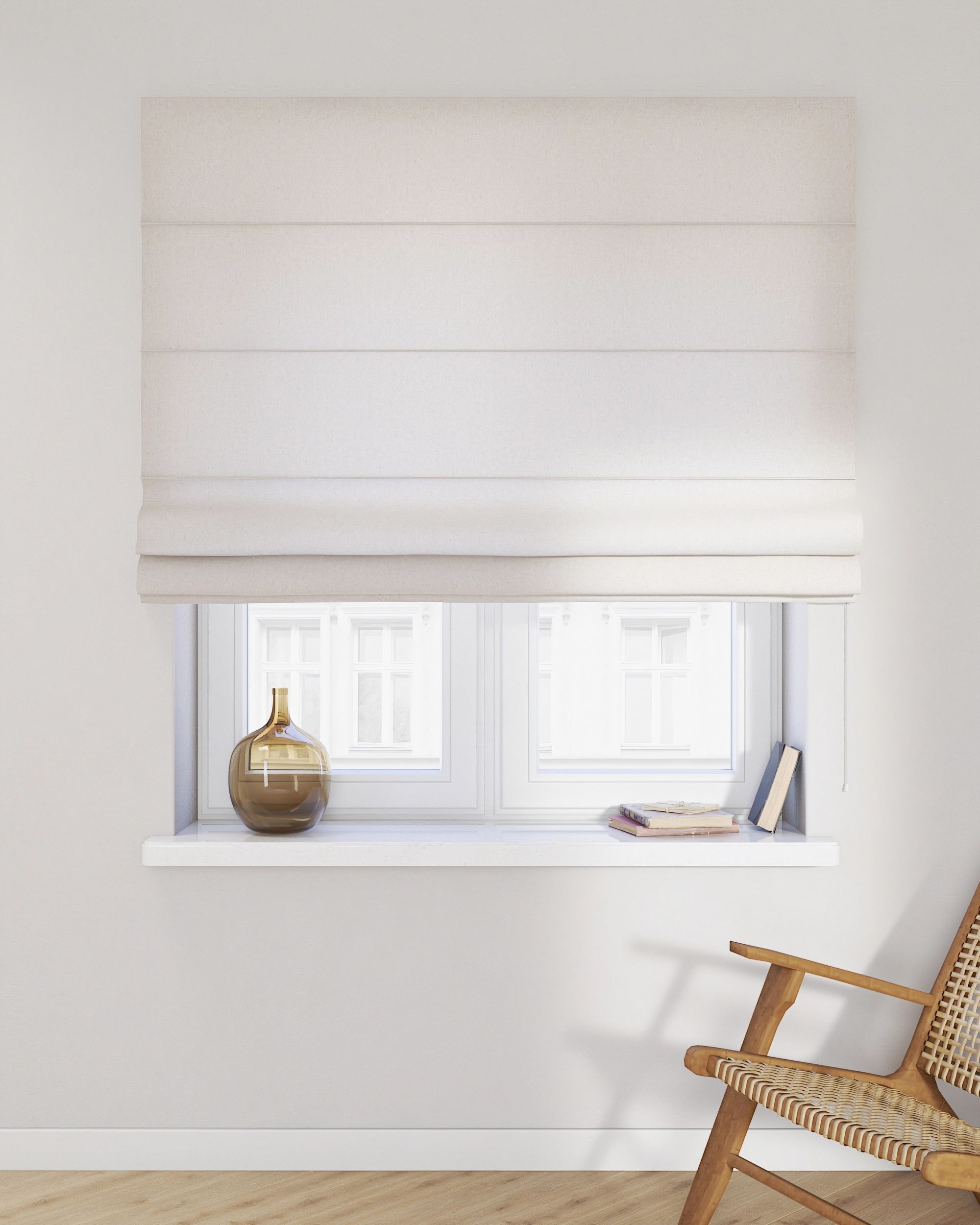 Capri Roman blind product colour beige (hover)