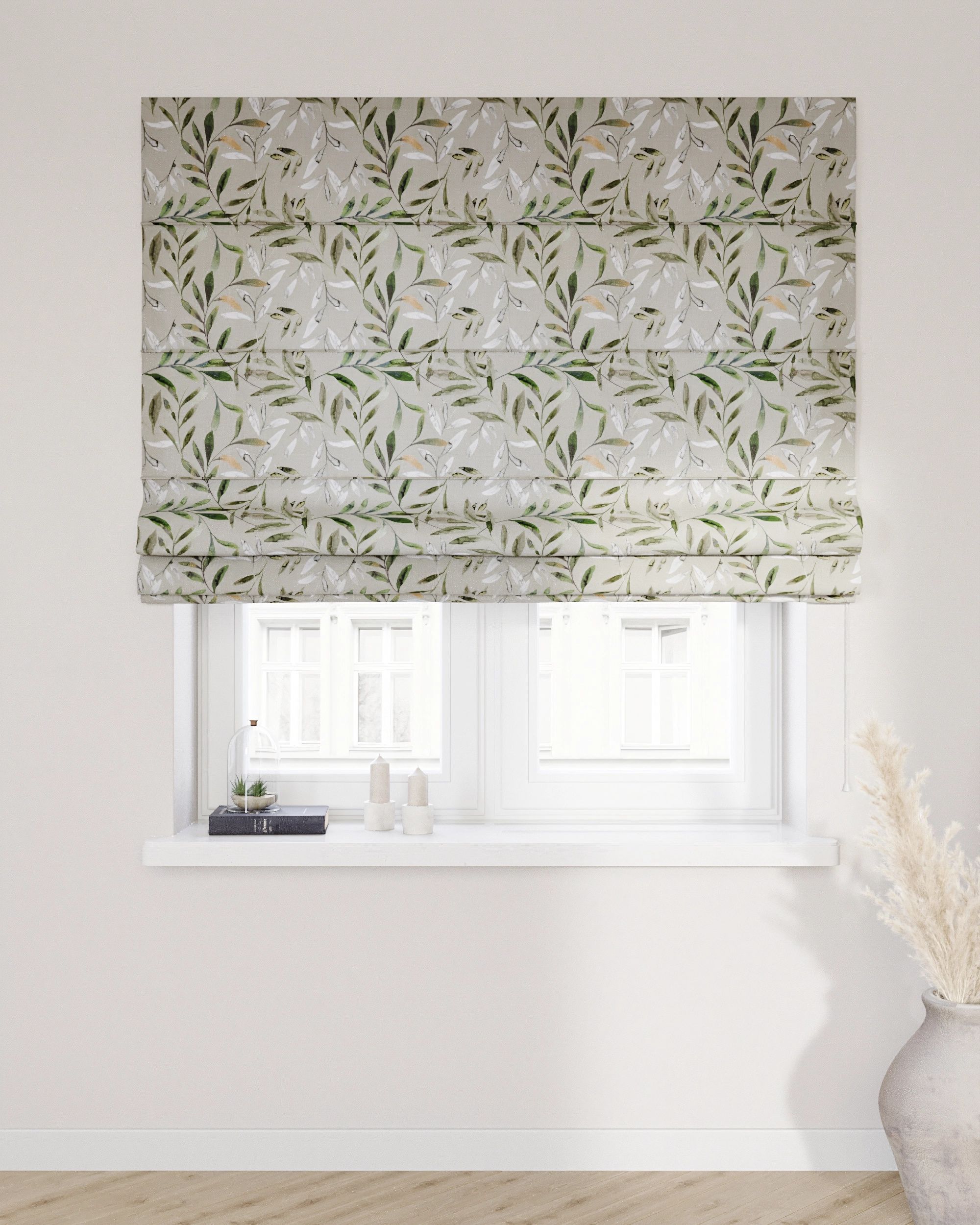 Capri Roman blind product colour multicolour fabric patterned (hover)