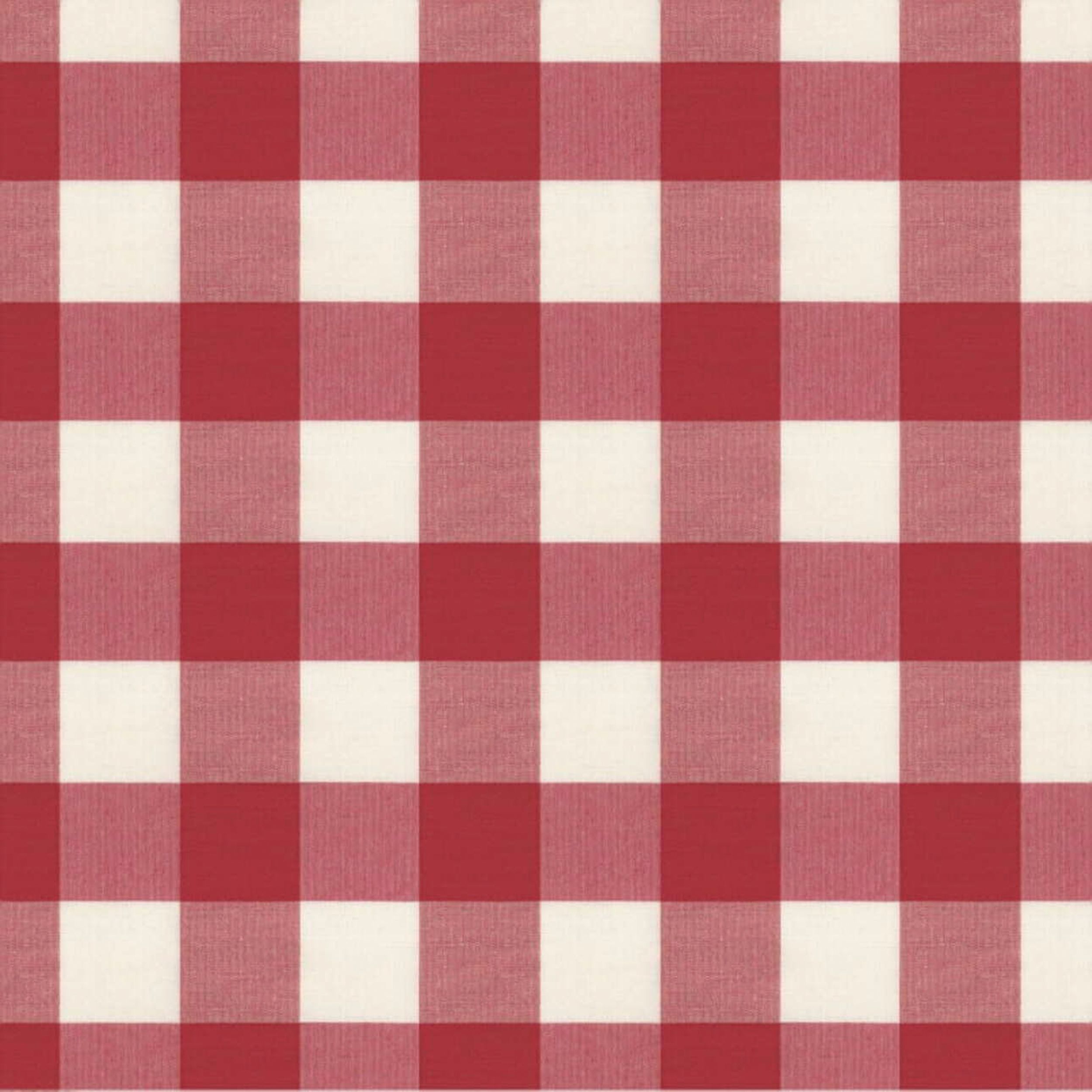 Quadro 136-18 red and white check (5.5x5.5cm)