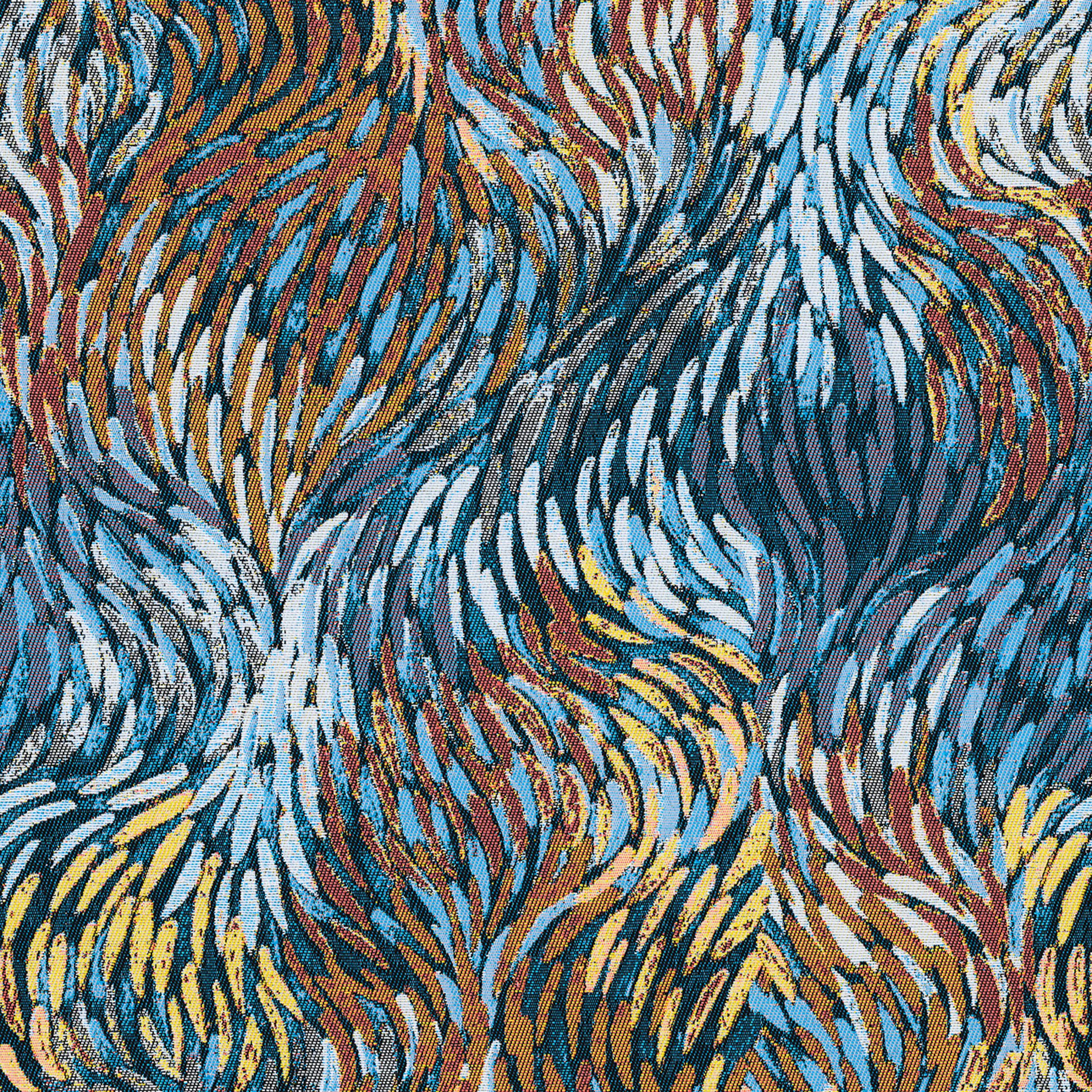 Intenso Premium 144-37 abstract blue-orange pattern