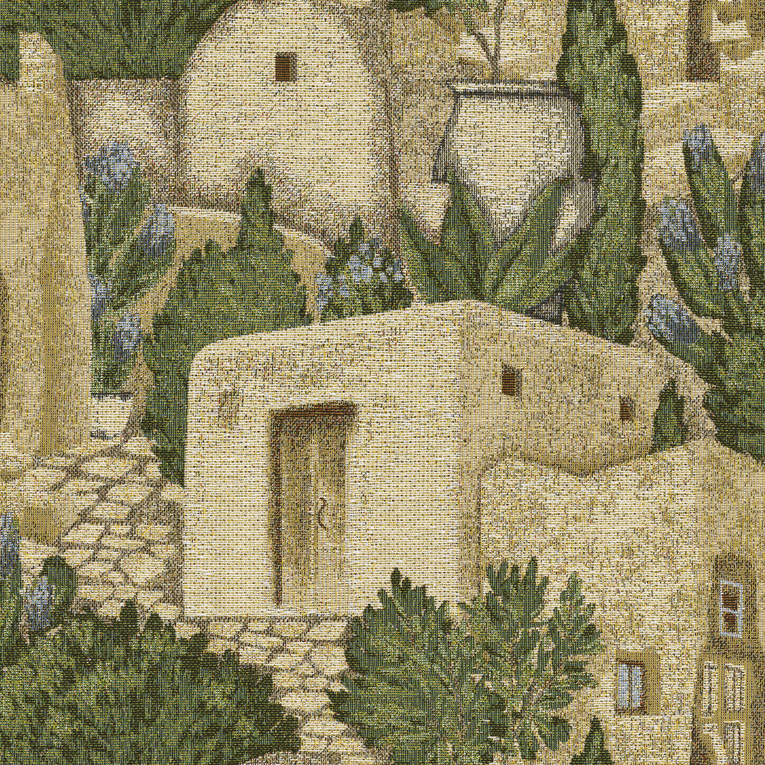 Intenso Premium 144-82 sand-green mediterranean motif