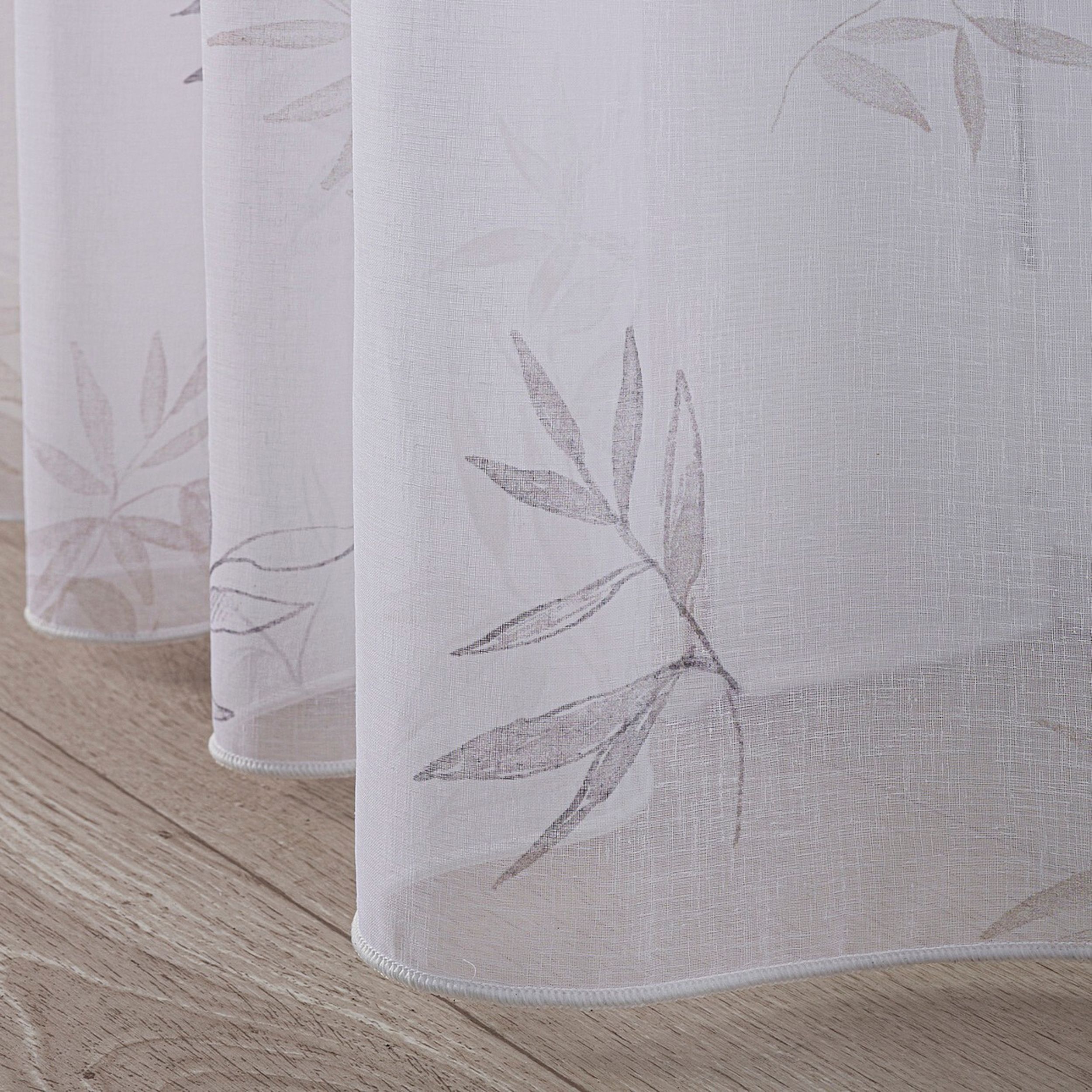 Voiles and Sheers 186-75 white with pattern